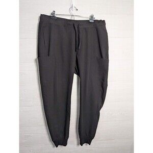 MANDALA Equa-Tek Scrub Pants Woman XL Black Jogger Cargo Water Repellent Trouser